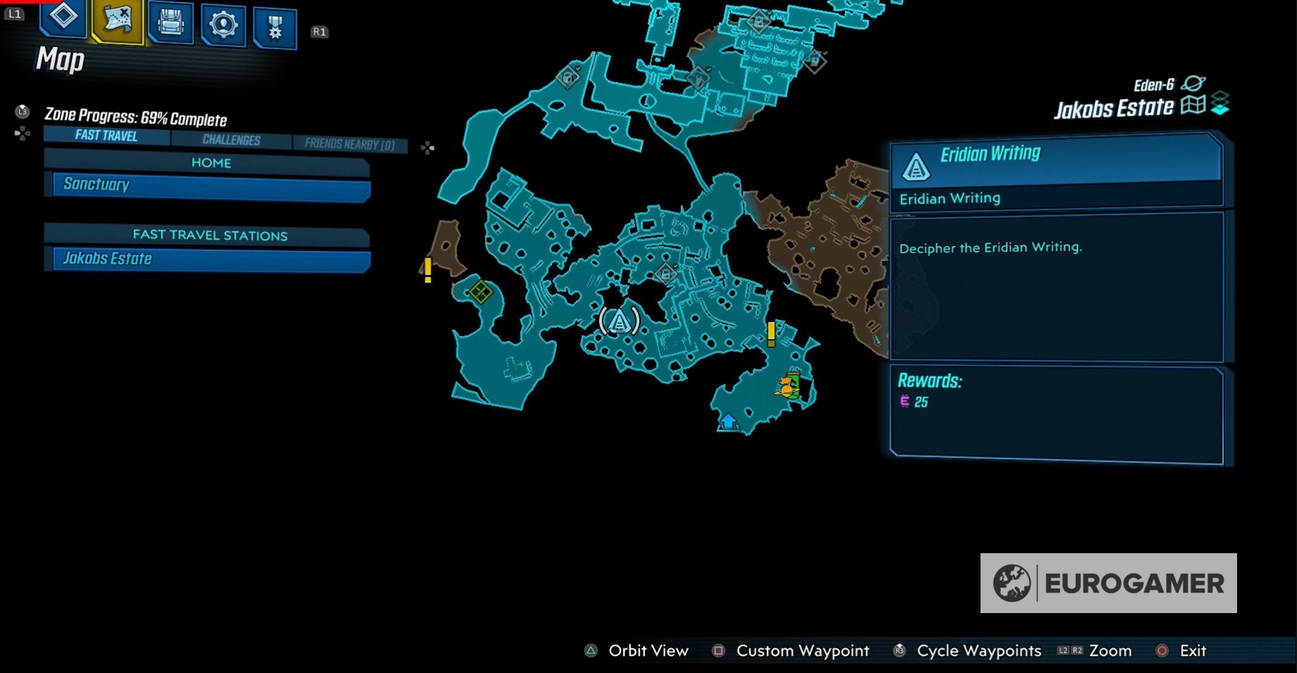 Borderlands 3 Eridian Writing locations explained